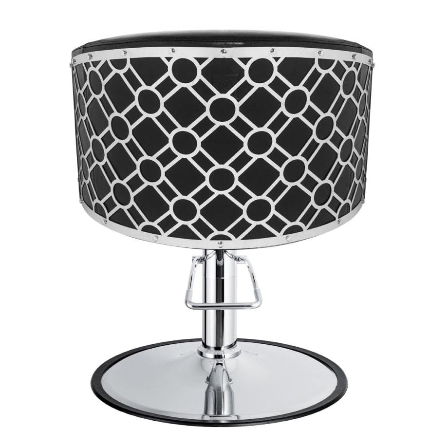 Introducing Minerva's Art Deco, Metal-Wrapped Styling Chair