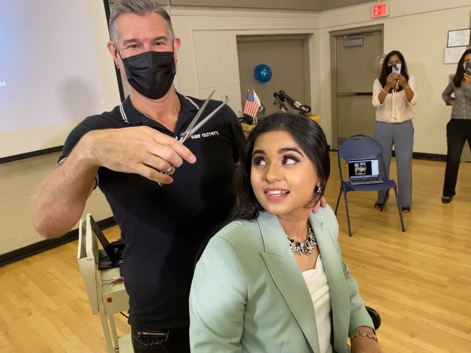 After Growing Her Hair for 17 Years, A Record-Breaking Cut Will Benefit Kids with Hair Loss