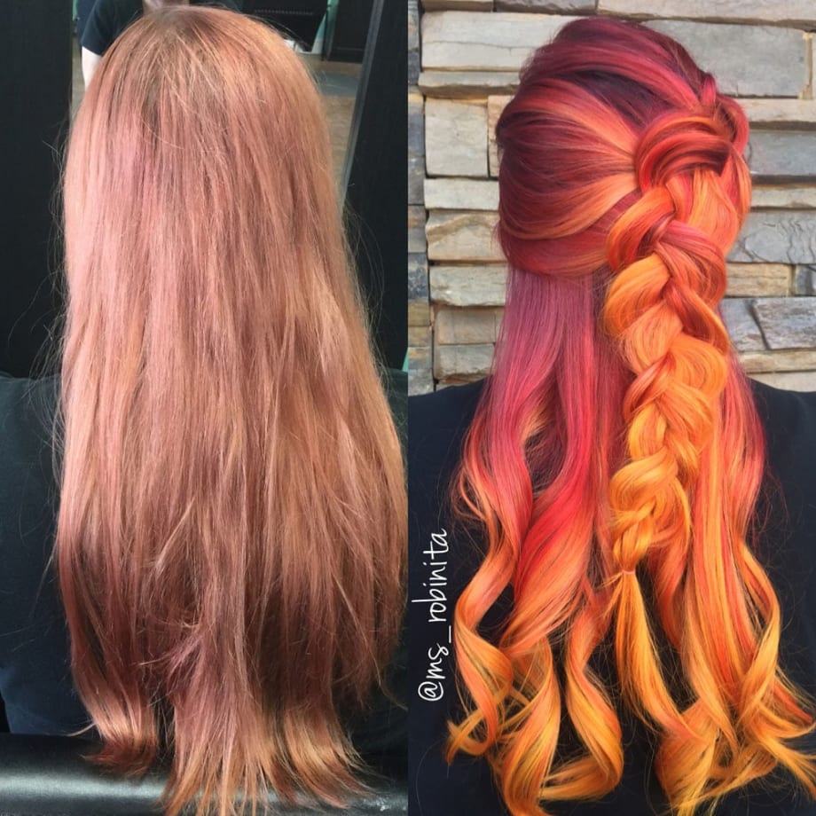 HOW-TO: Fiery Sunset Color Melt