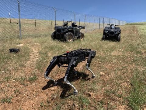 Robot Dogs Being Tested at Southern Border