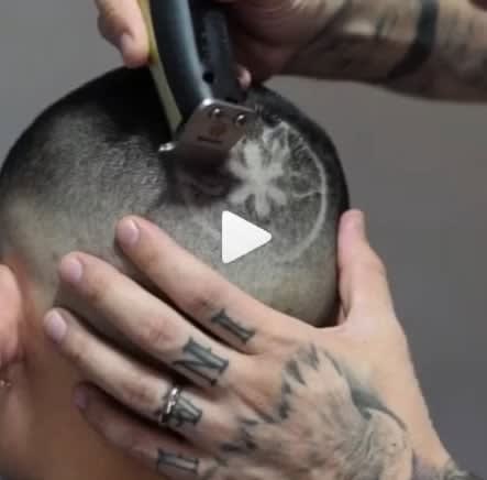 Rob the Original @robtheoriginal Creates the Mandala Challenge in a Hair Cut