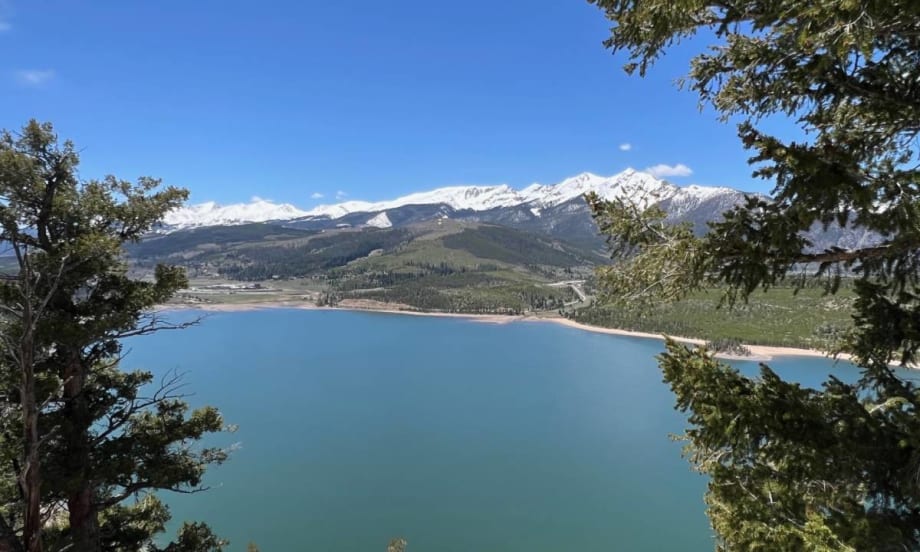 A scenic lake in the Rocky Mountains of Colorado.