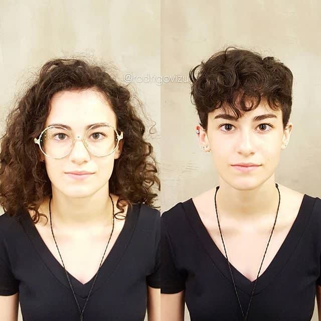 Haircut Transformations: One Dozen Dramatic Cuts by One Talented Stylist