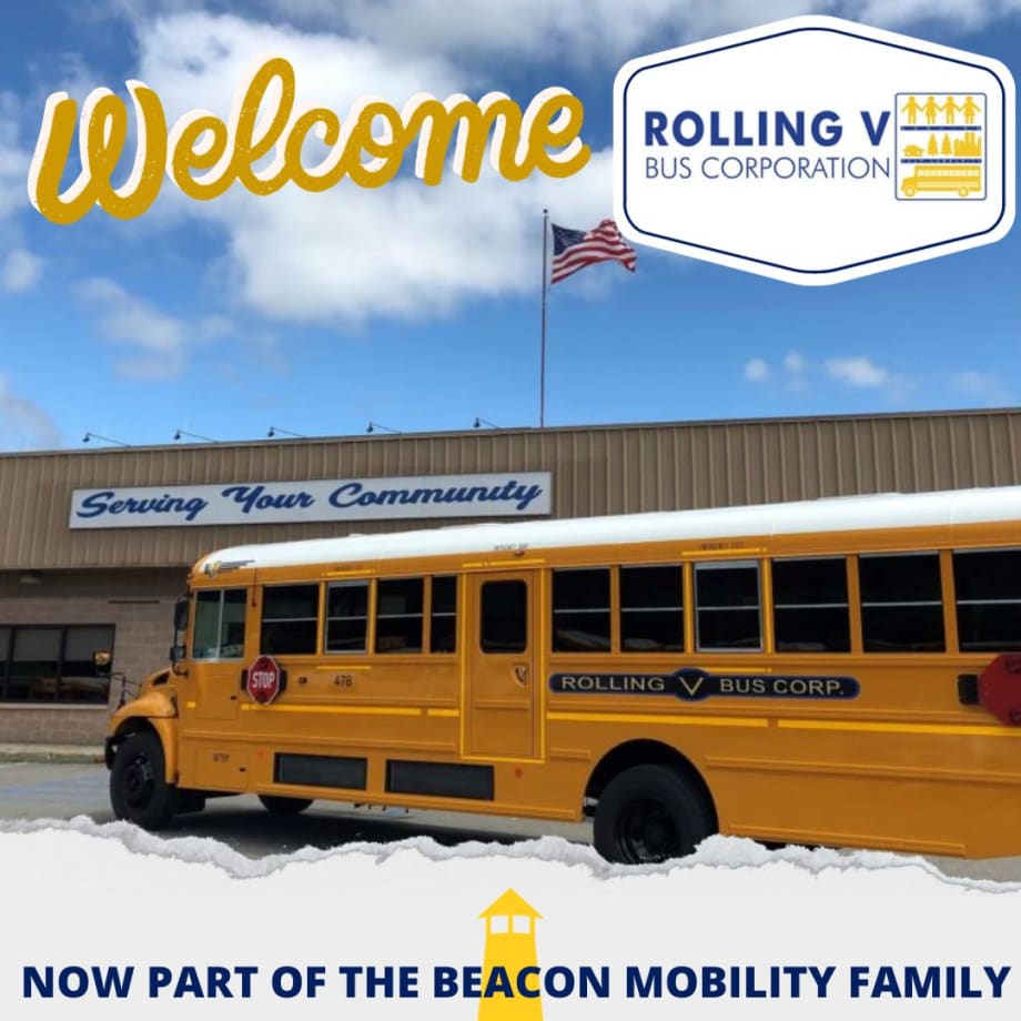Beacon Mobility Acquires New York's Rolling V Bus Corp.