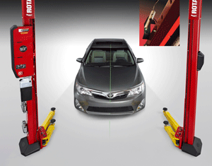 Rotary Lift Spotline Laser Spotting Guide Now Available for All Vehicle Lifts