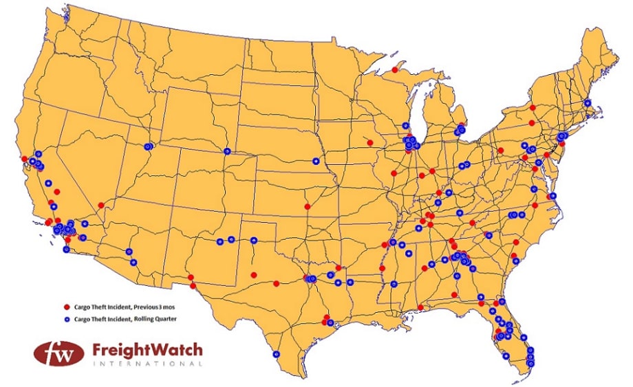Cargo Thefts Decline, Value of Each Skyrockets