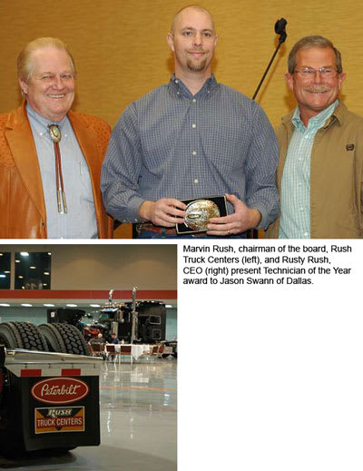 Jason Swann is Rush Truck Centers' Top Technician for 2008