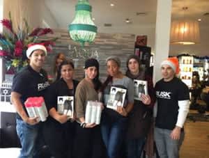 Rusk Aids Storm-Damaged Salons