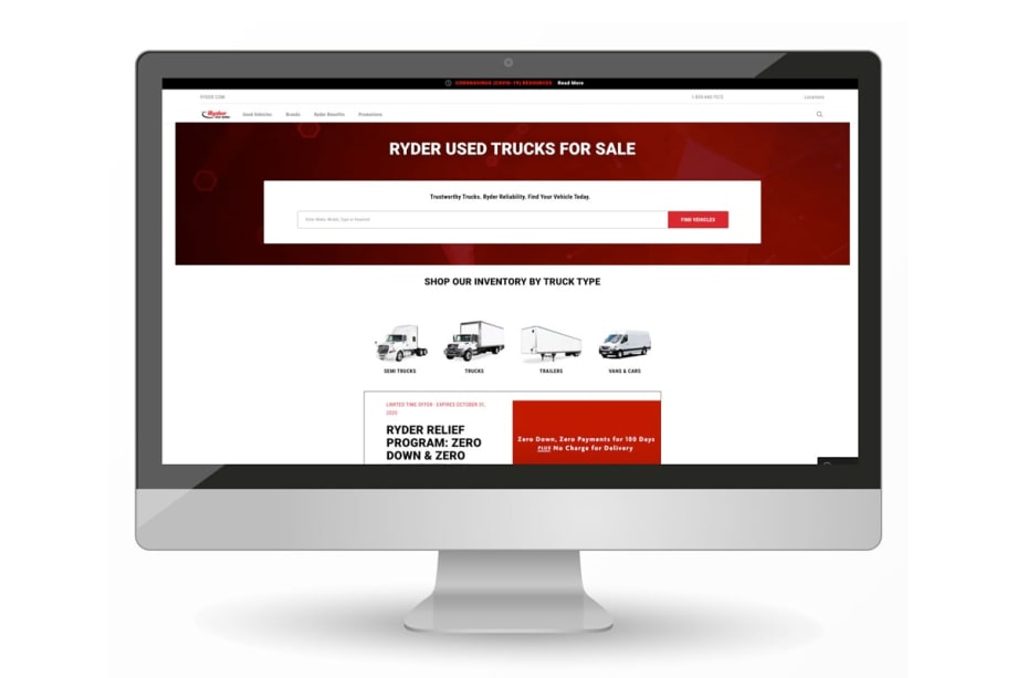 Ryder Creates New Used-Vehicle Site