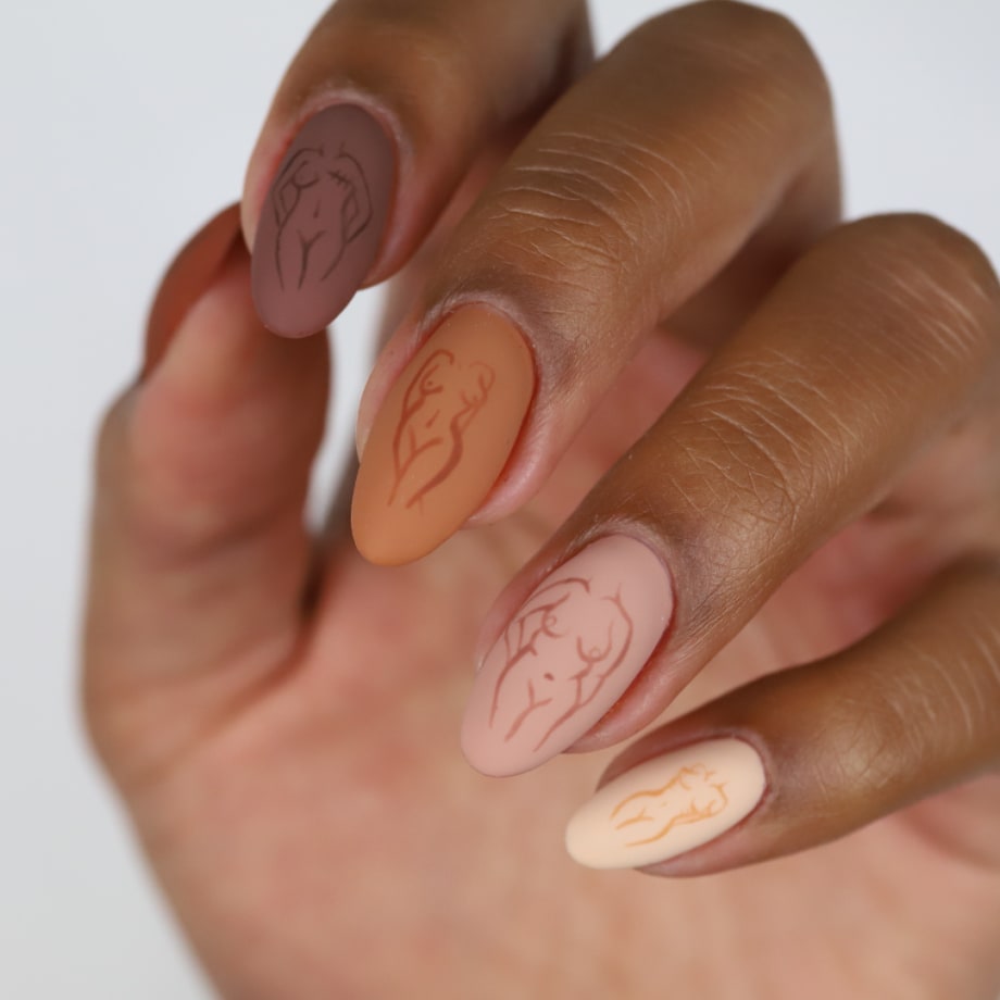 The GelBottle’s Nu Nudes Collection Offers an Inclusive Color Range for Minimalist Nail Designs in 2021