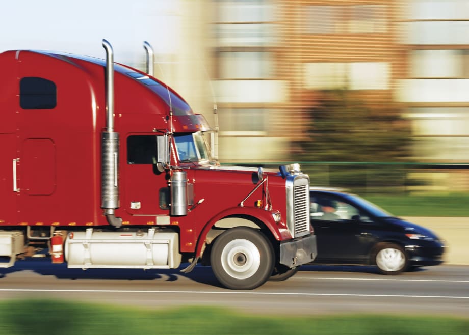 Staying Out of a Big Rig's Blind Spot