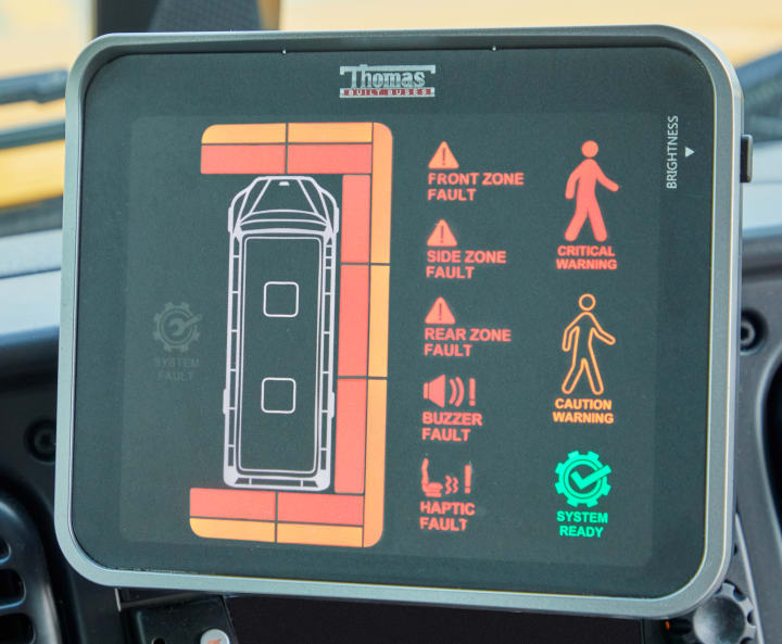 Thomas Built Buses Introduces New Pedestrian Detection System