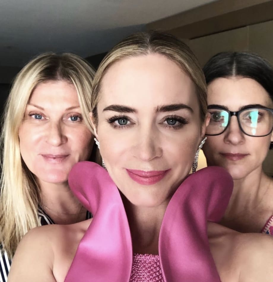SAG Awards Beauty: Emily Blunt by Laini Reeves for Joico