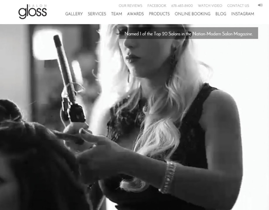 STAMP 2015: Salon Gloss' Website