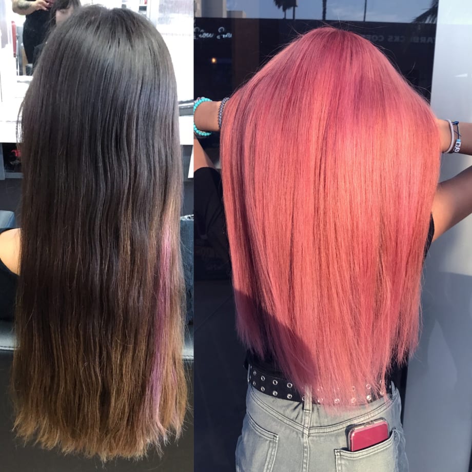 MAKEOVER: Box Color To Long and Lovely Pink