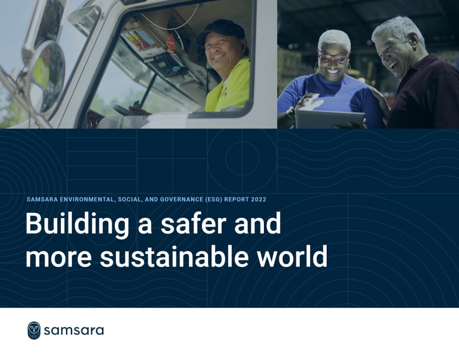 Samsara Shares ESG Commitments in Inaugural Report