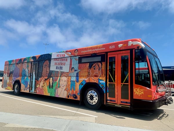 SamTrans Launches Anti-Asian Hate Crime Campaign