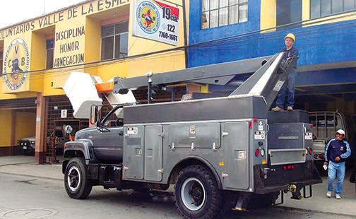 Donated Bucket Truck Aids in Guatemala Disaster Recovery