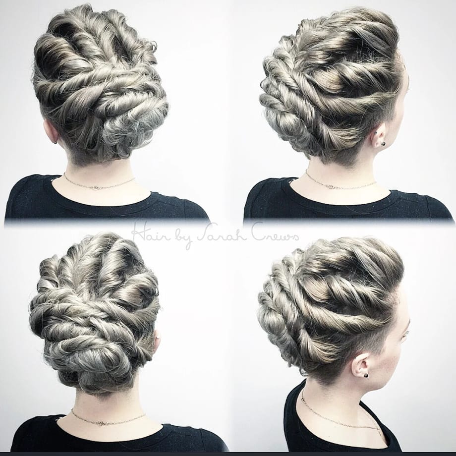 Pretty Updo For Client With Shorter Hair