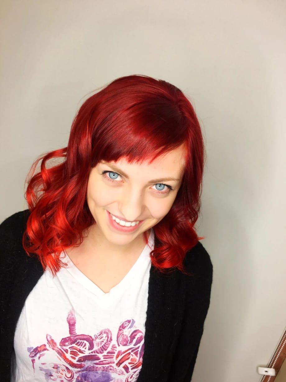 MAKEOVER: Going Bright Red But "Not Vivid"
