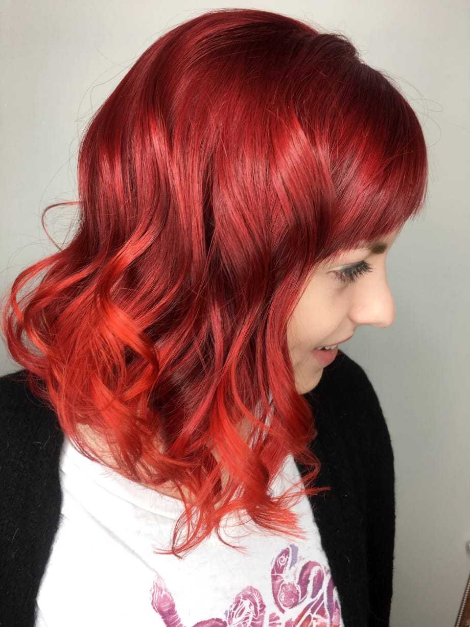 MAKEOVER: Going Bright Red But "Not Vivid"