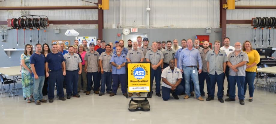 Fla. County Obtains ASE Blue Seal of Excellence