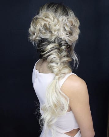 The Secret to Perfect Special Occasion Updos? Tape-In Extensions