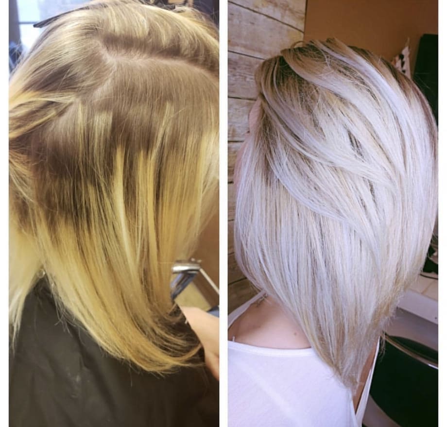 Same-Day Color Correction on Compromised Hair