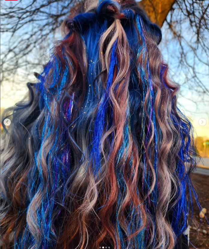 Rainbow hair