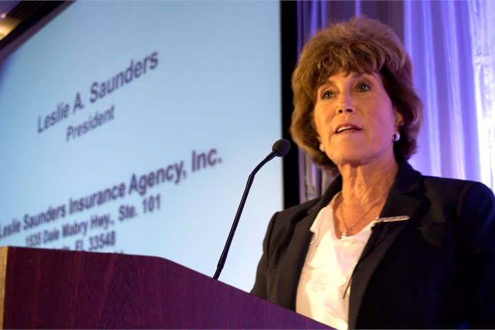 Leslie Saunders Receives National Women of Distinction Award