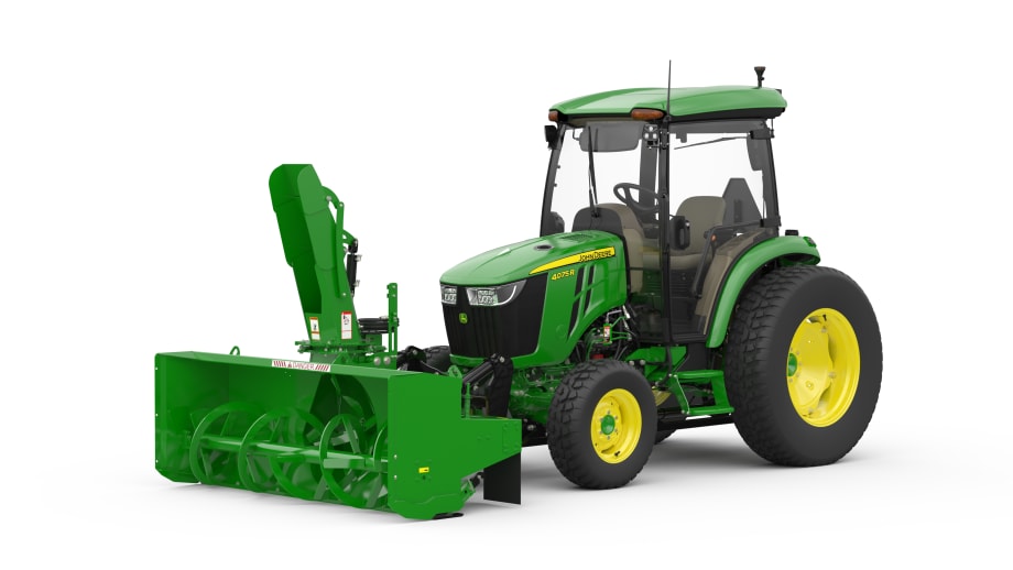 John Deere's Frontier SB12F Series Front- Mount Snowblower for Compact Utility Tractors 
