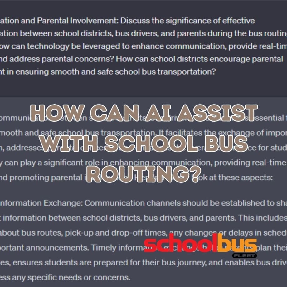 4 ChatGPT Prompts for School Bus Routing