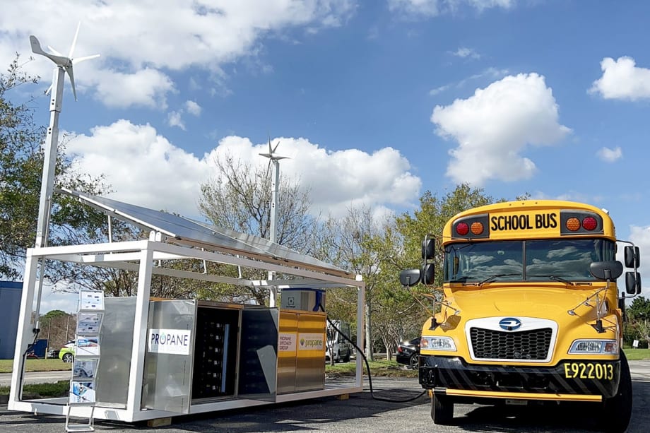 New System Offers Propane-Fueled Fleet Recharging