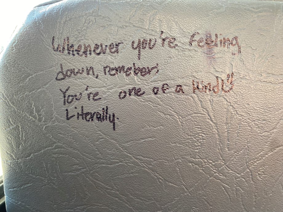 Graffiti Bus Sends Uplifting Message to Riders