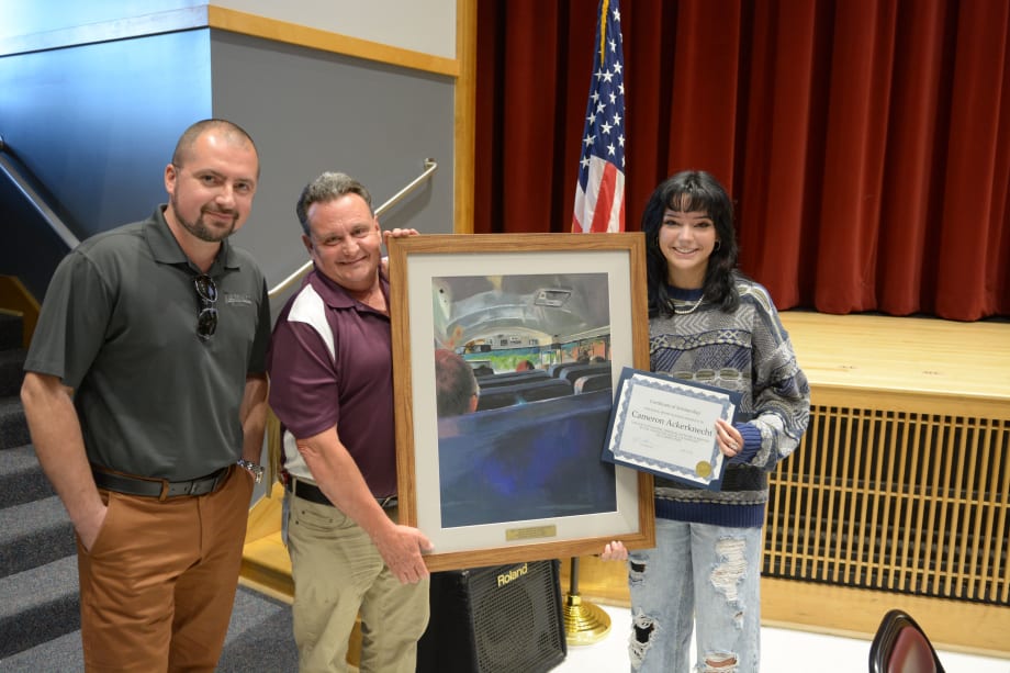 New York School Bus Dealer Names Art Competition Winner