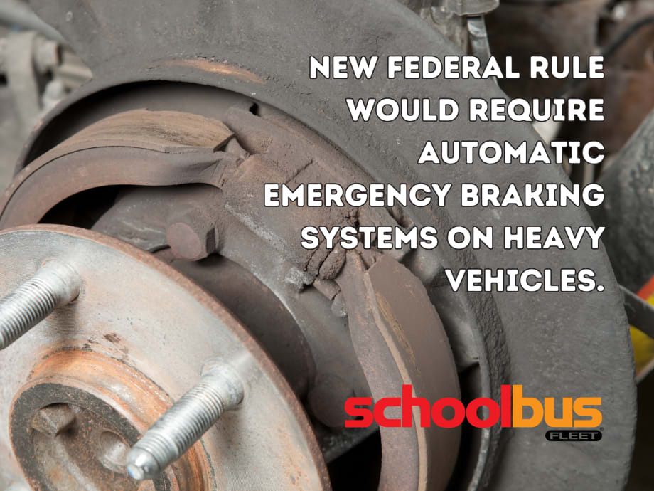 School Buses Could Be Subject to New Federal Automatic Emergency Braking Standard