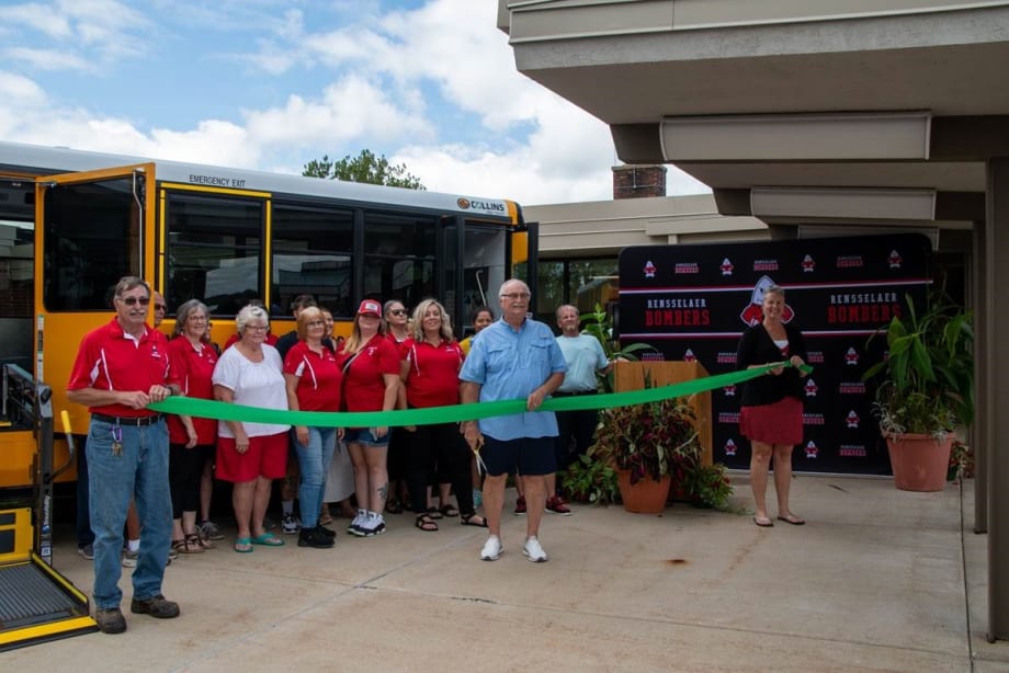 Collins Delivers First All-Electric Type A School Bus in Indiana