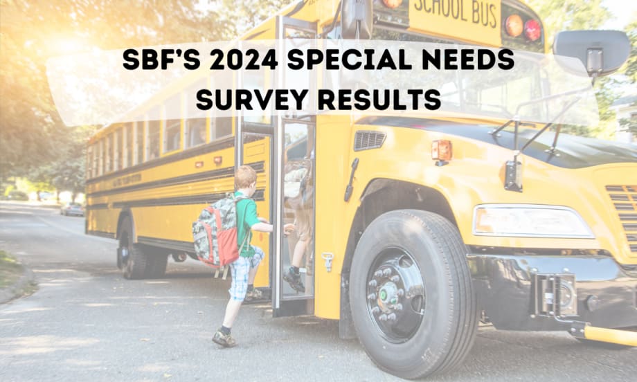 a child boards a school bus