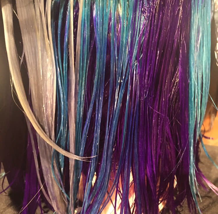 Platinum To Silver, Slate, Violet and Aqua