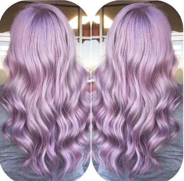 Lovely Smokey Lilac Color with Schwarzkopf Formula