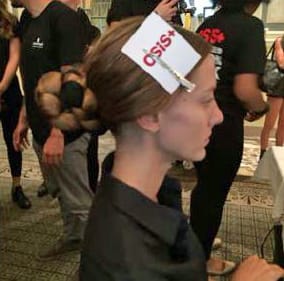 NYFW How-To: Braided Silk Chignon at Alice + Olivia