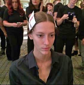 NYFW How-To: Braided Silk Chignon at Alice + Olivia