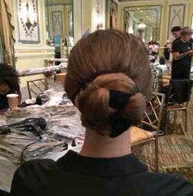 NYFW How-To: Braided Silk Chignon at Alice + Olivia