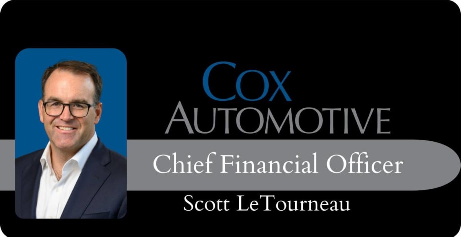 Cox Automotive Names Scott LeTourneau Chief Financial Officer