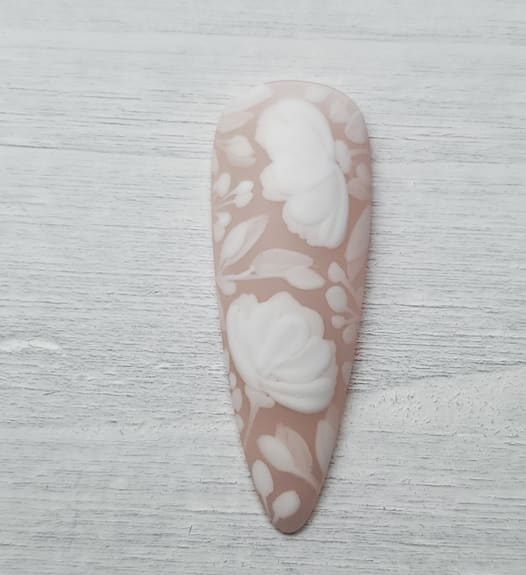 How To: Floral Wedding Nails