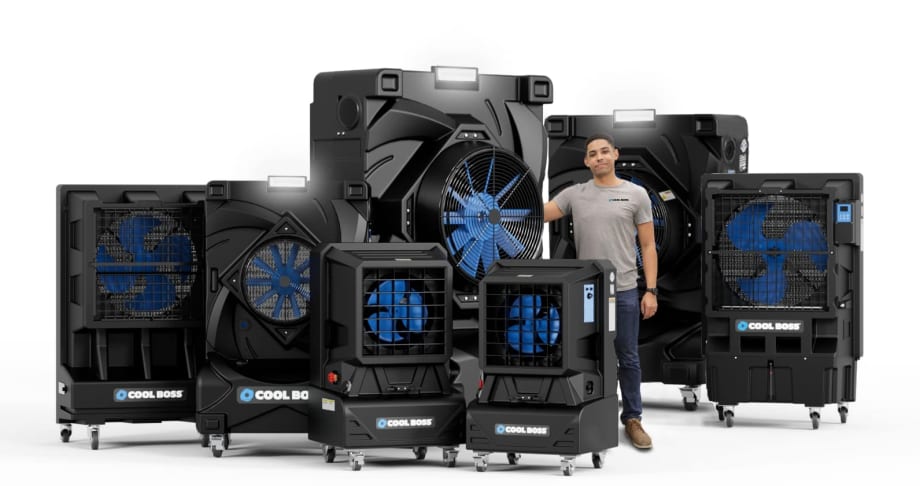 New Cool Boss Portable Evaporative Air Coolers Help Beat the Heat in Large Spaces