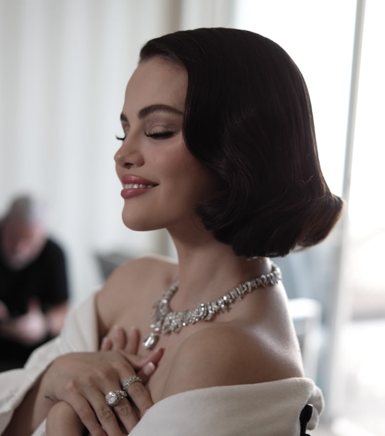Golden Globes: Renato Campora Styles Selena Gomez with GL Tapes
