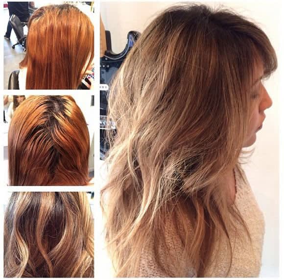 COLOR CORRECTION: From Brassy Orange to Tawny Brunette
