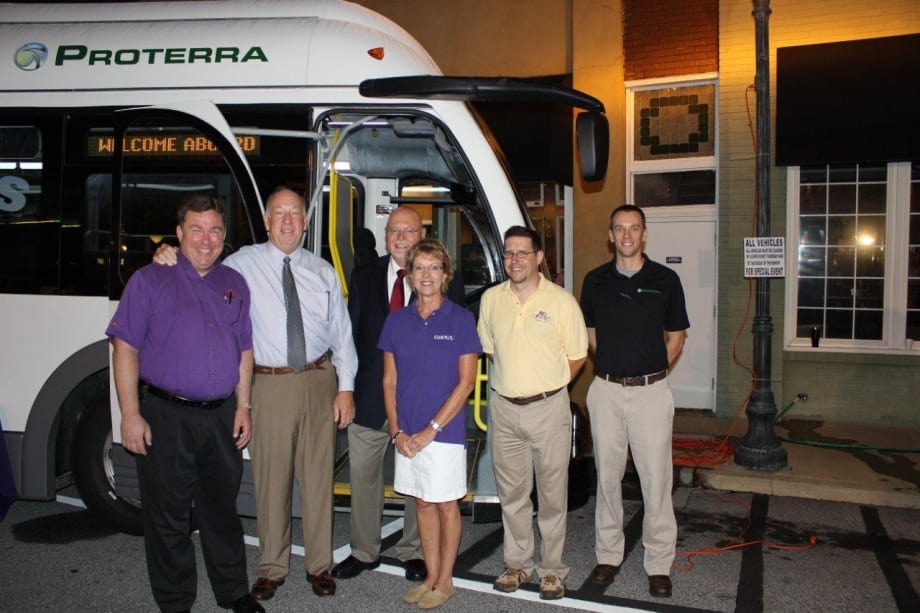 Proterra showcases fully-electric bus in S.C.