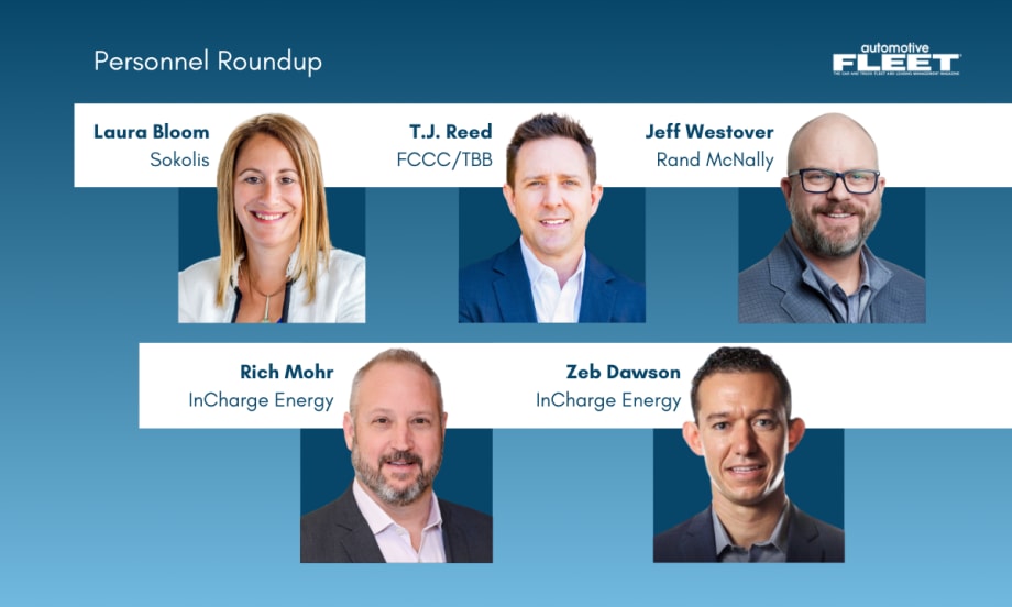 Personnel Roundup: Sokolis, FCCC, Rand McNally, & InCharge Energy